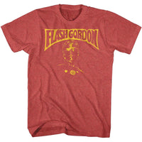 Thumbnail for FLASH GORDON-FLASH BUST-RED HEATHER ADULT S/S TSHIRT