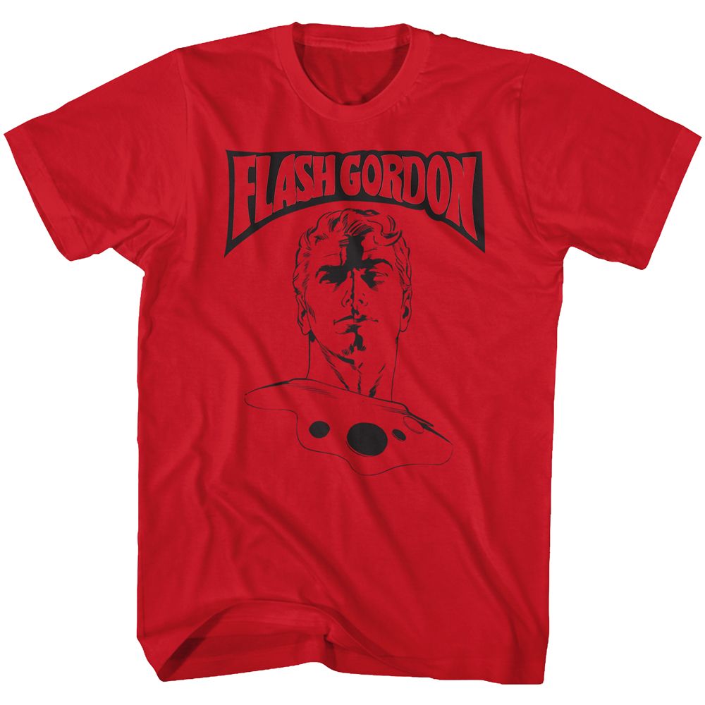 FLASH GORDON-FLASH GORDON-RED ADULT S/S TSHIRT