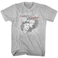 Thumbnail for FLASH GORDON-FLASH HEAD-GRAY HEATHER ADULT S/S TSHIRT