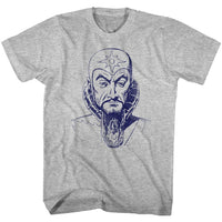 Thumbnail for FLASH GORDON-MING MUG-GRAY HEATHER ADULT S/S TSHIRT