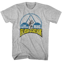 Thumbnail for FLASH GORDON-EMPORER MING-GRAY HEATHER ADULT S/S TSHIRT