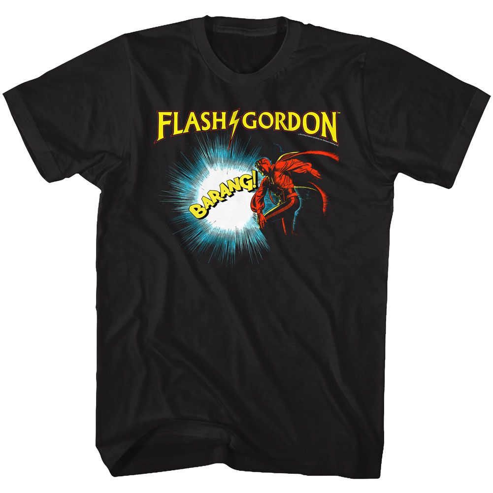 FLASH GORDON-DOIN IT-BLACK ADULT S/S TSHIRT