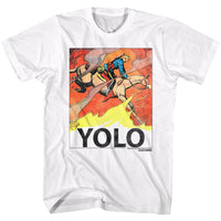 Thumbnail for FLASH GORDON-YOLO-WHITE ADULT S/S TSHIRT