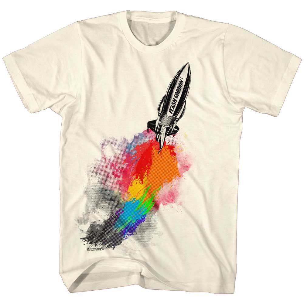 FLASH GORDON-SO LONG MONOTONY-NATURAL ADULT S/S TSHIRT