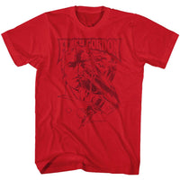 Thumbnail for FLASH GORDON-PRINT-RED ADULT S/S TSHIRT