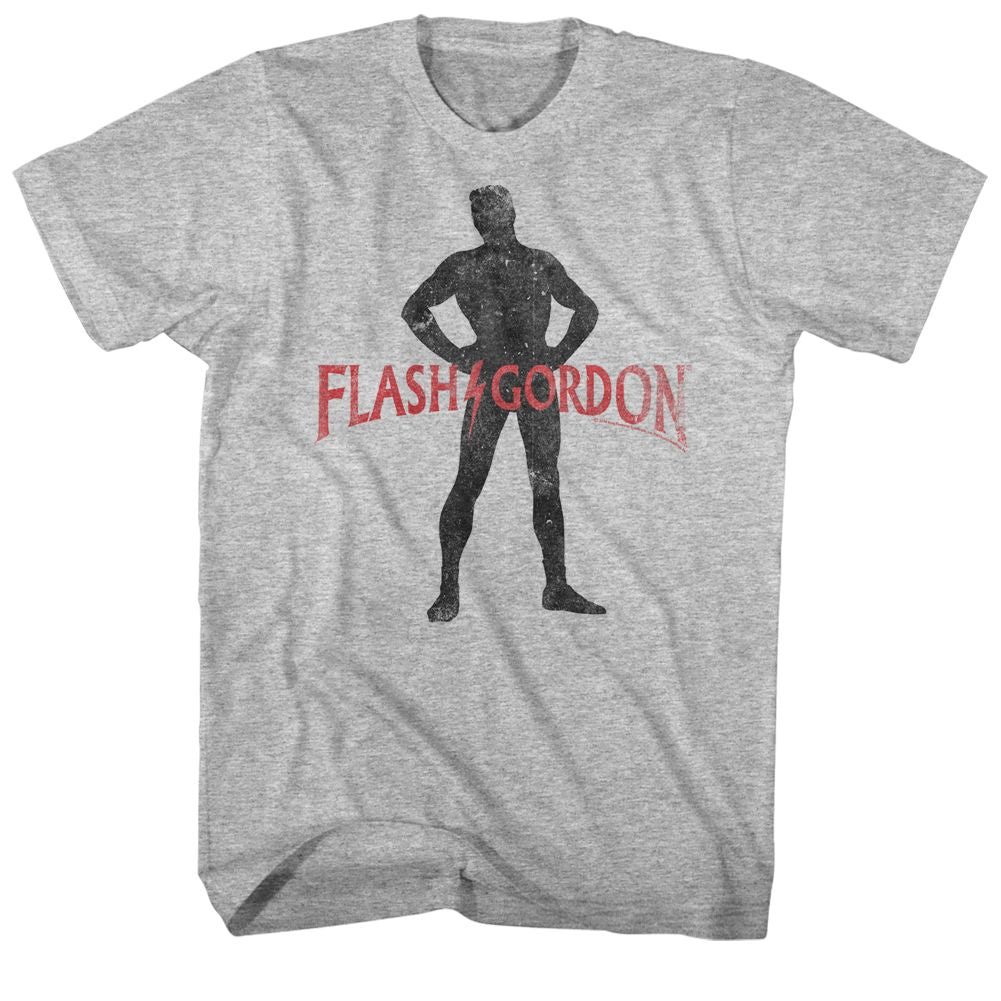 FLASH GORDON-GAWDON-GRAY HEATHER ADULT S/S TSHIRT