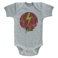 Thumbnail for FLASH GORDON-FLASH BOLT-GRAY HEATHER INFANT S/S BODYSUIT