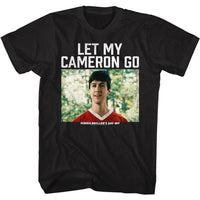 Thumbnail for FERRIS BEULLERS DAY OFF-LET MY CAMERON GO-BLACK ADULT S/S TSHIRT