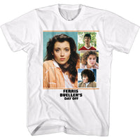 Thumbnail for FERRIS BEULLERS DAY OFF-SLOANE COLLAGE-WHITE ADULT S/S TSHIRT
