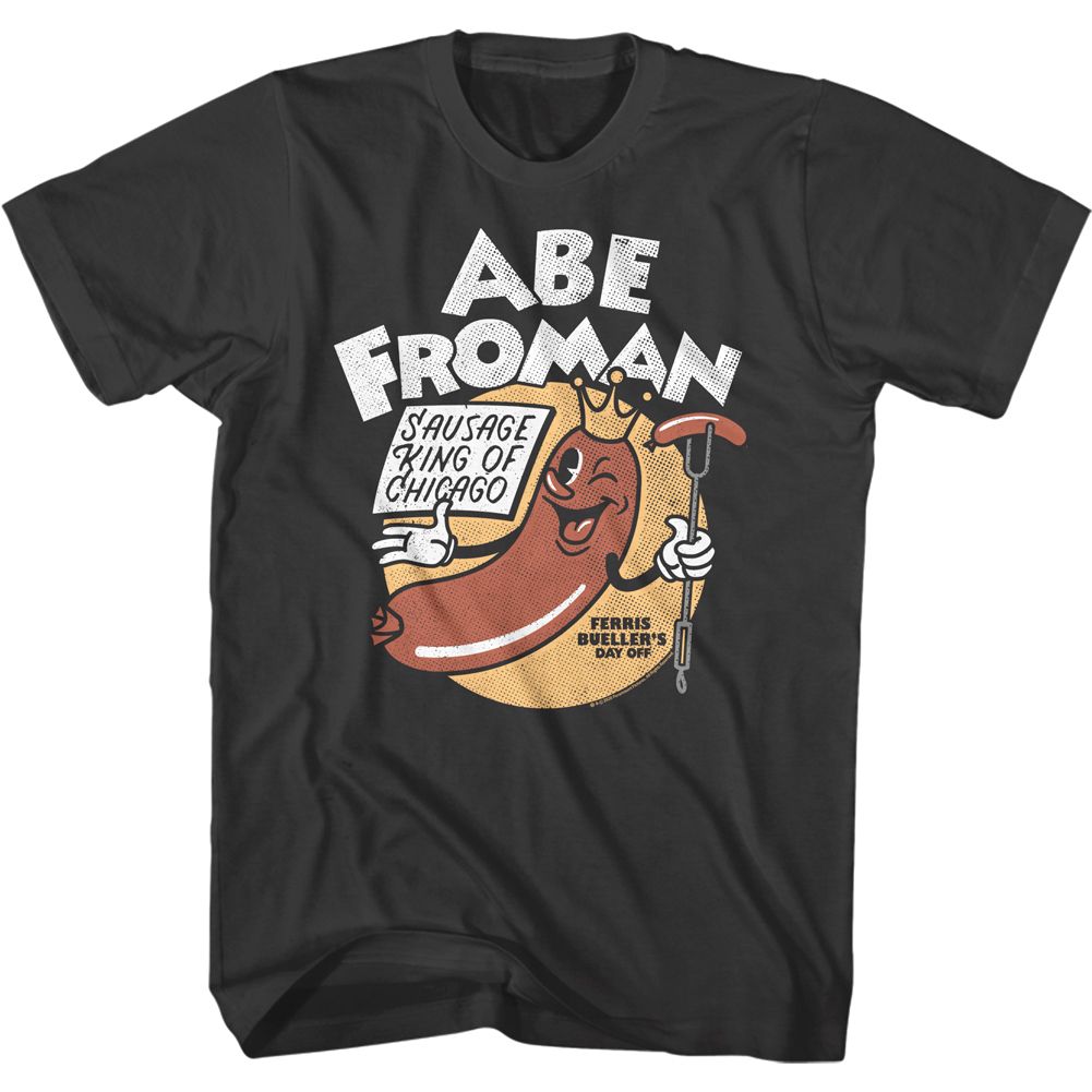 FERRIS BEULLERS DAY OFF-ABE FROMAN 2-SMOKE ADULT S/S TSHIRT