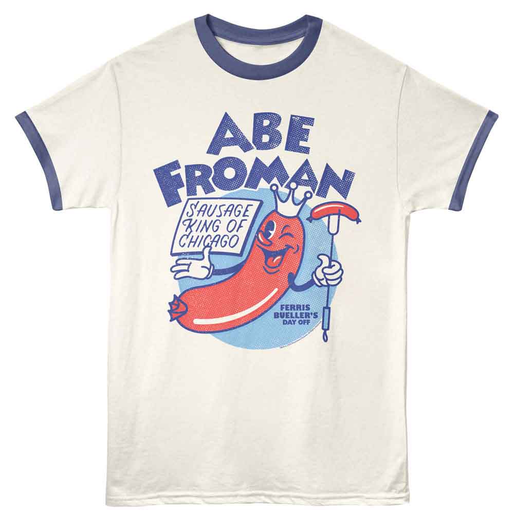 Ferris Bueller's Day Off - FBDO Chicago Sausage King Ringer Tee