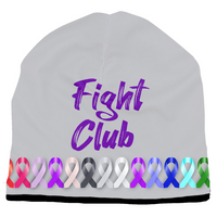 Thumbnail for BRIEF INSANITY Cancer Fight Club Grey Beanie