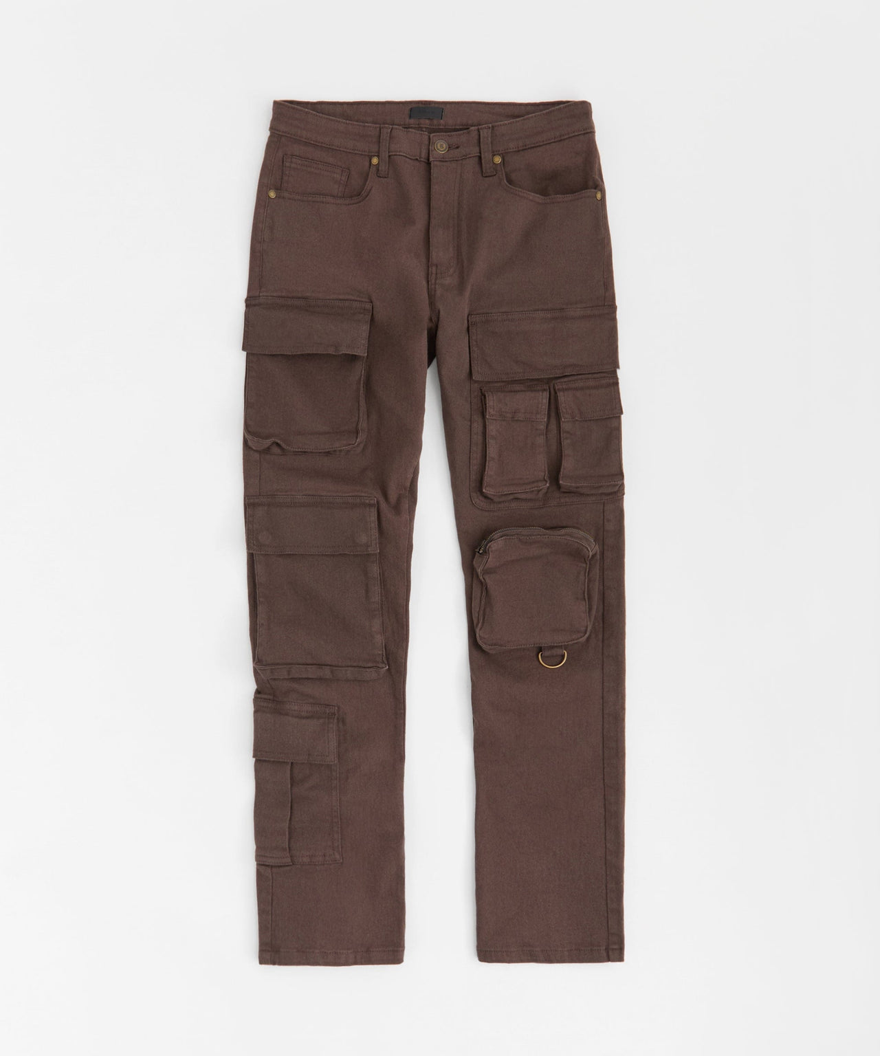 Multi Pocket Denim Pants