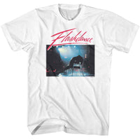 Thumbnail for FLASHDANCE-FLASHDANCE CHAIR SCENE-WHITE ADULT S/S TSHIRT