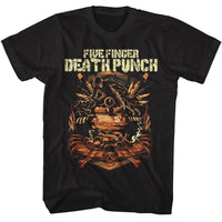 Thumbnail for FFDP-FIVE FINGER DEATH PUNCH TANK-BLACK ADULT S/S TSHIRT