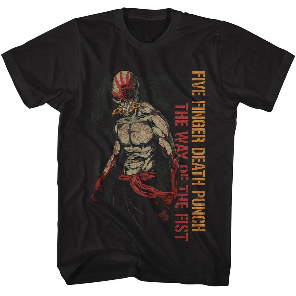 FFDP-FIVE FINGER DEATH PUNCH WAY OF THE FIST-BLACK ADULT S/S TSHIRT