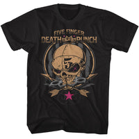 Thumbnail for FFDP-FIVE FINGER DEATH PUNCH SKULL AND ARROWS-BLACK ADULT S/S TSHIRT