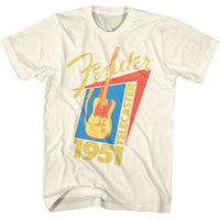 Thumbnail for FENDER-FENDER TELECASTER 51-NATURAL ADULT S/S TSHIRT