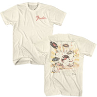 Thumbnail for FENDER-FENDER 70S RECORD POSTER-NATURAL ADULT S/S TSHIRT ***F&B***