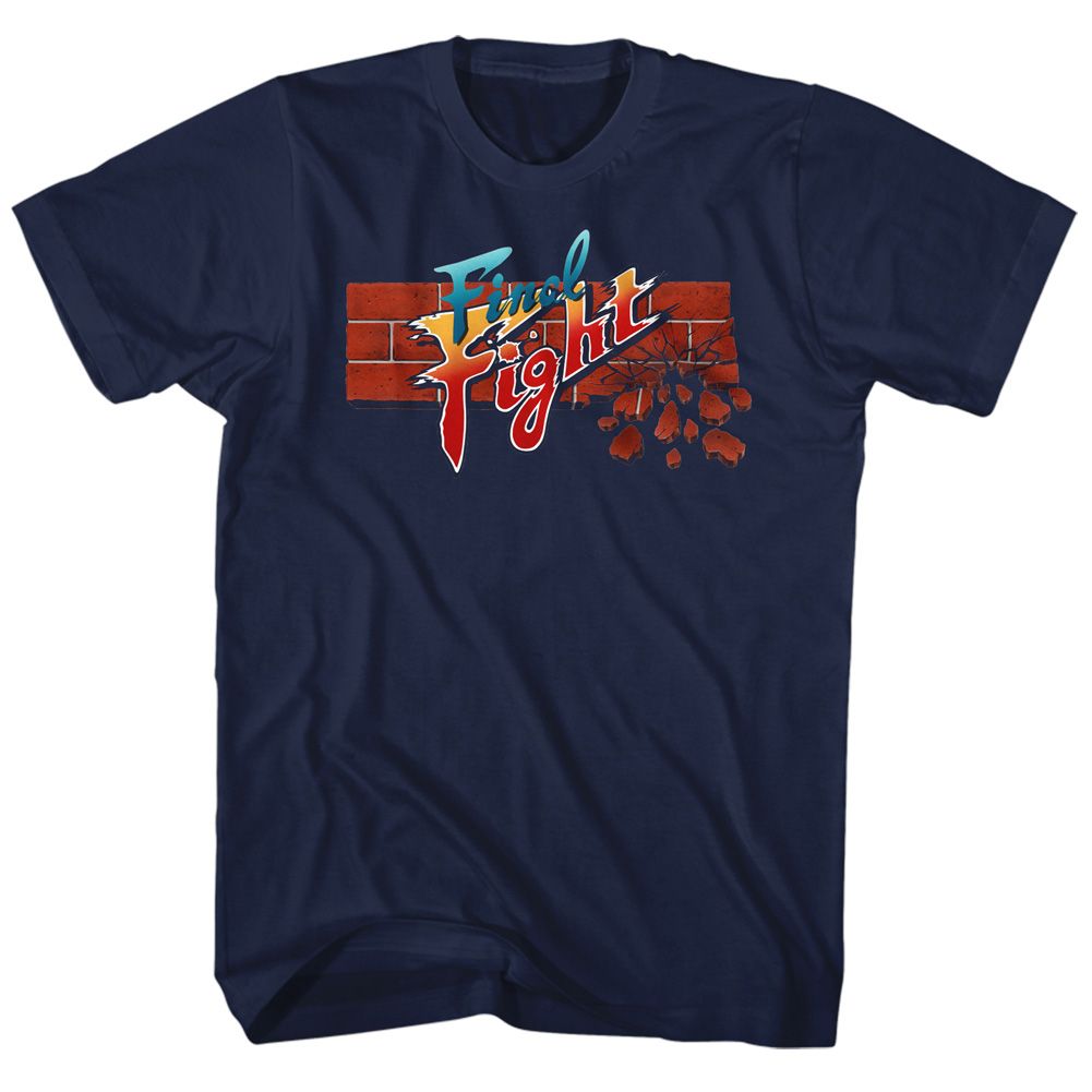 FINAL FIGHT-FINALFIGHT-NAVY ADULT S/S TSHIRT