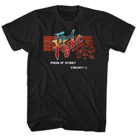 Thumbnail for FINAL FIGHT-ARCADE-BLACK ADULT S/S TSHIRT
