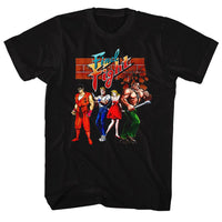 Thumbnail for FINAL FIGHT-FF GANG-BLACK ADULT S/S TSHIRT