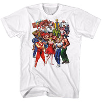 Thumbnail for FINAL FIGHT-GROUP SHOT-WHITE ADULT S/S TSHIRT