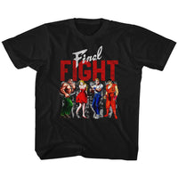 Thumbnail for FINAL FIGHT-PANELS-BLACK TODDLER S/S TSHIRT