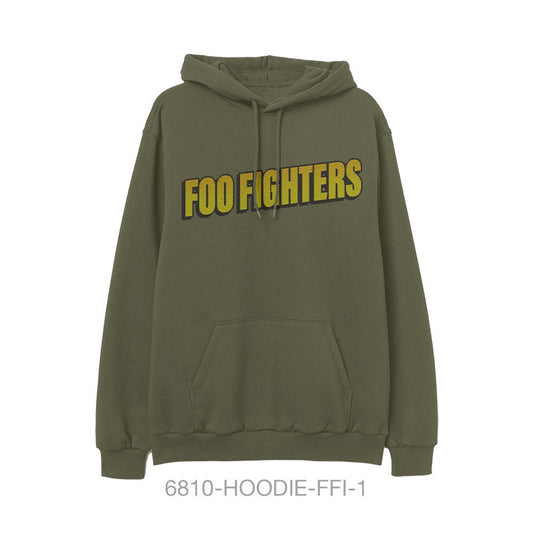 Foo Fighters Green Pull Hoodie