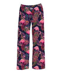 Thumbnail for BRIEF INSANITY Flamingo Pajama Lounge Pants