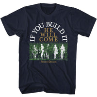 Thumbnail for FIELD OF DREAMS-FIELD OF DREAMS HE WILL COME-NAVY ADULT S/S TSHIRT