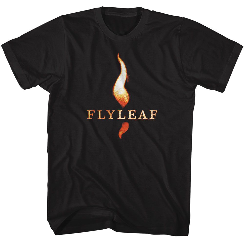 FLY LEAF-FLY LEAF FLAME LOGO-BLACK ADULT S/S TSHIRT