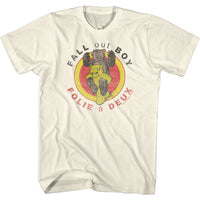 Thumbnail for FALL OUT BOY-FOLIE A DEUX-NATURAL ADULT S/S TSHIRT