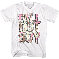 Thumbnail for FALL OUT BOY NEAPOLITAN LOGO WHITE ADULT S/S TSHIRT