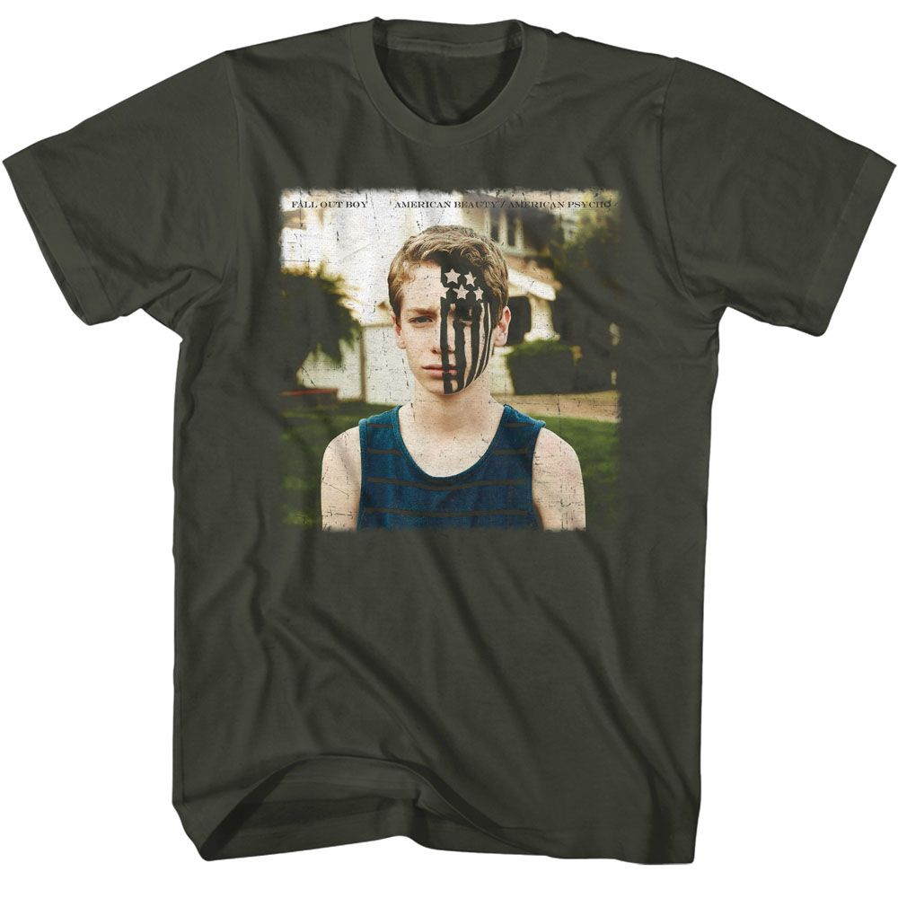 FALL OIT BOY-FOB AMERICAN BEAUTY AMERICAN PSYCHO-SMOKE ADULT S/S TSHIRT