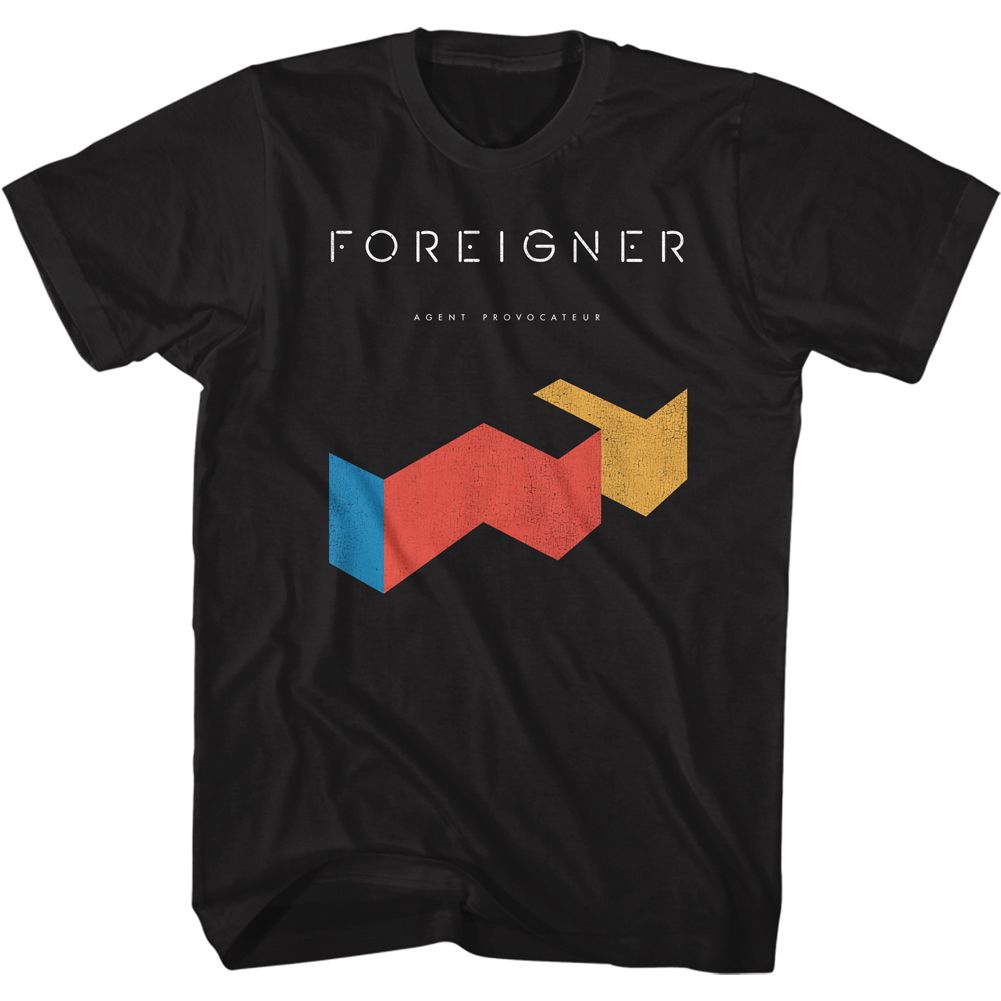 FOREIGNER-AGENTP-BLACK ADULT S/S TSHIRT