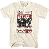 Thumbnail for FOREIGNER-FOREIGNER LIVE-NATURAL ADULT S/S TSHIRT