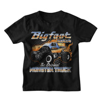 Thumbnail for BIGFOOT-BIGFOOT FLAME TRUCK-BLACK TODDLER S/S TSHIRT