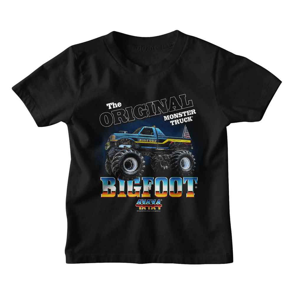 BIGFOOT-BIGFOOT THE ORIGINAL-BLACK TODDLER S/S TSHIRT