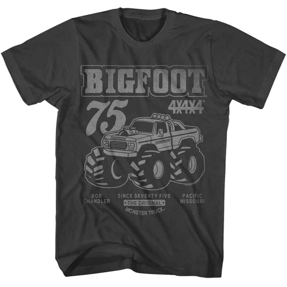 BIGFOOT-BIGFOOT SINCE SEVENTY FIVE-SMOKE ADULT S/S TSHIRT