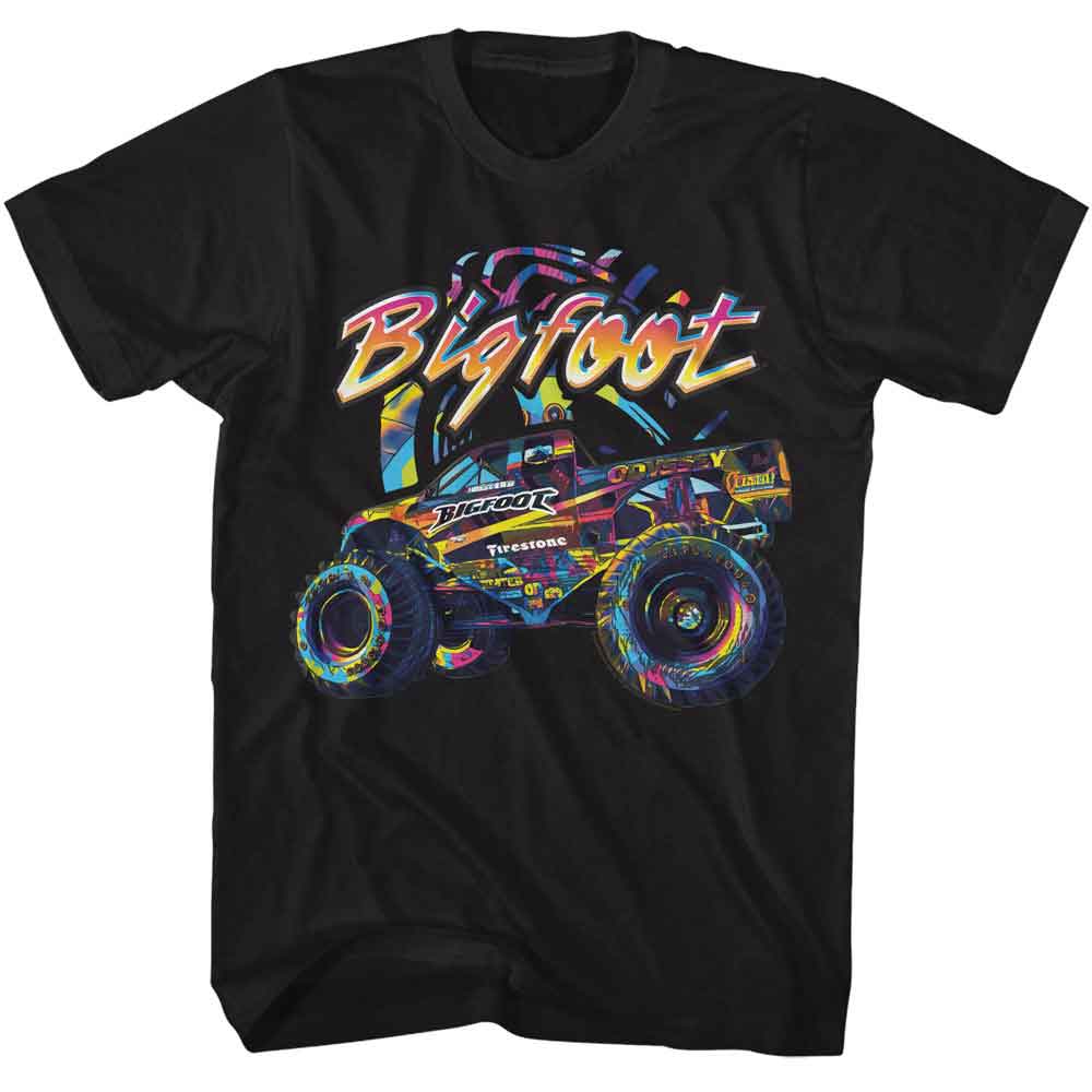 BIGFOOT-BIGFOOT MULTICOLOR-BLACK ADULT S/S TSHIRT