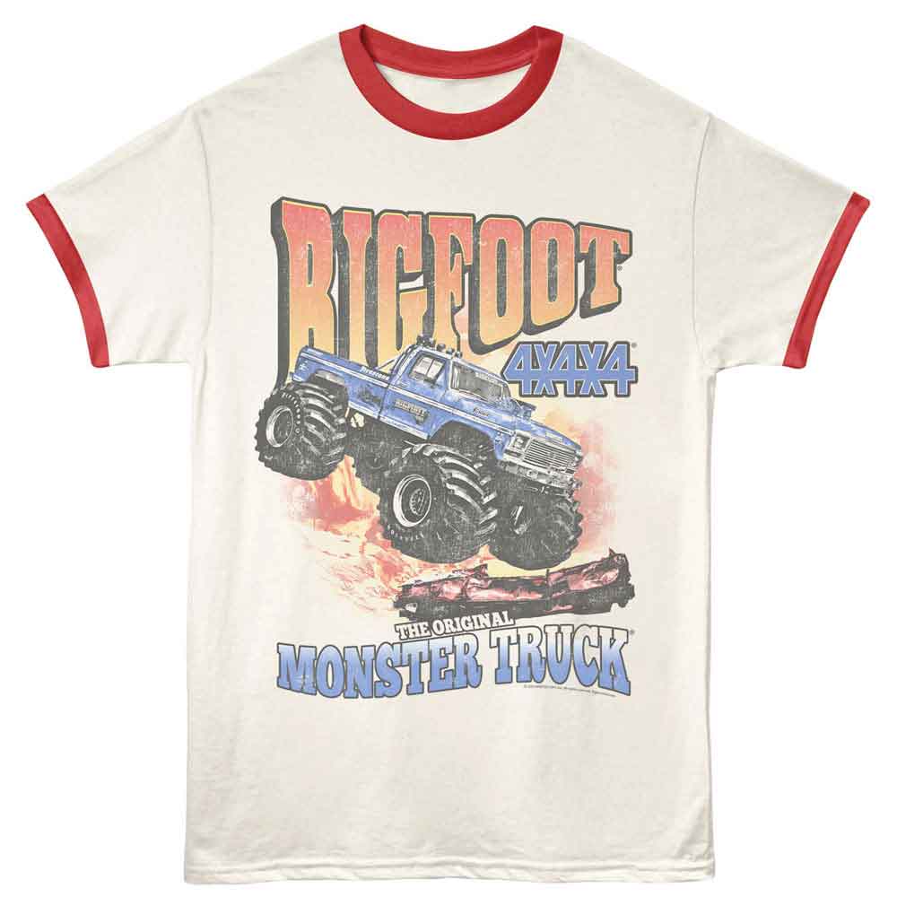 Bigfoot - Og Monster Truck Ringer Tee