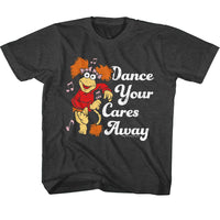 Thumbnail for FRAGGLE ROCK-DANCE YOUR CARES AWAY-VINTAGE SMOKE TODDLER S/S TSHIRT