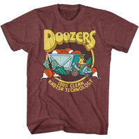Thumbnail for FRAGGLE ROCK-RADISH TECHNOLOGY-VINTAGE MAROON HEATHER ADULT S/S TSHIRT