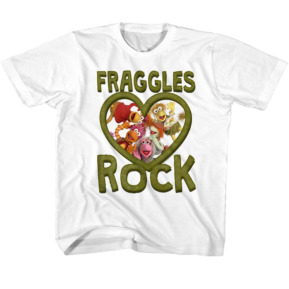 FRAGGLE ROCK-FRAGGLES ROCK-WHITE YOUTH S/S TSHIRT