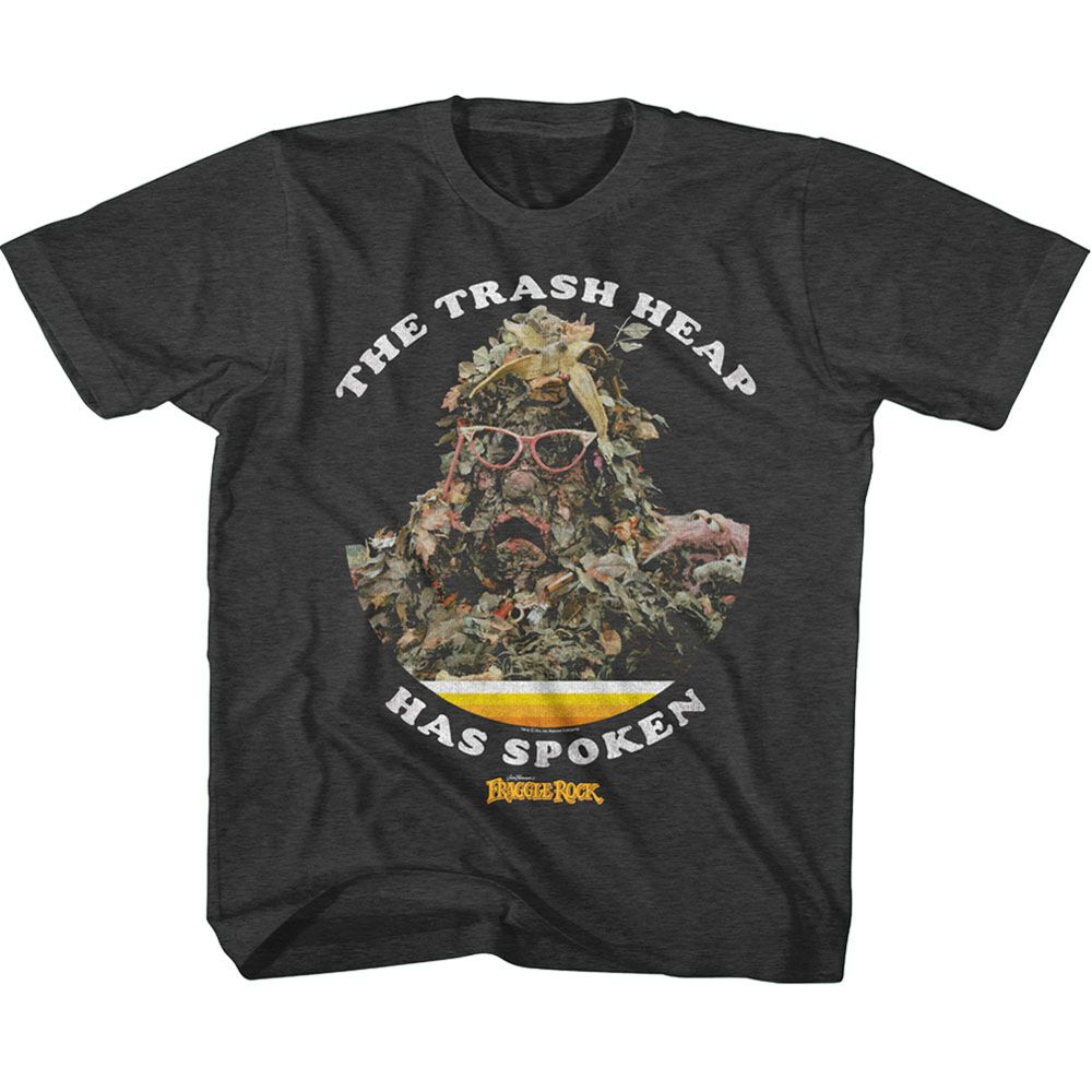 FRAGGLE ROCK-HEAP HAS SPOKEN-VINTAGE SMOKE TODDLER S/S TSHIRT