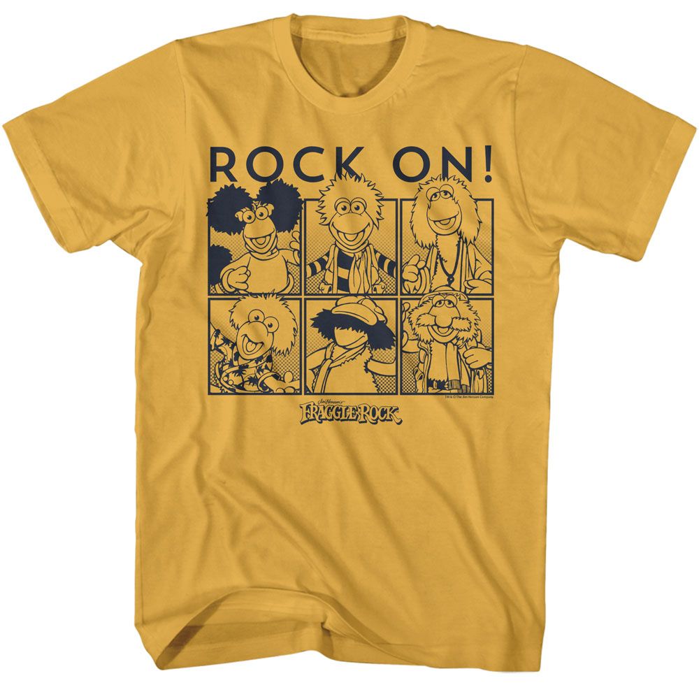 FRAGGLE ROCK-FRAGGLE ROCK HALFTONE BOXES-GINGER ADULT S/S TSHIRT