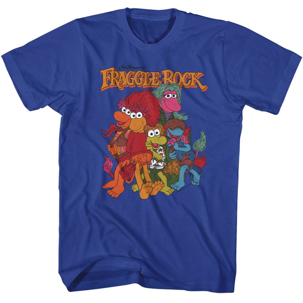 FRAGGLE ROCK-FRAGGLE ROCK FRIENDS GROUP-ROYAL ADULT S/S TSHIRT