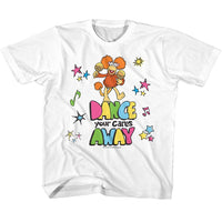Thumbnail for FRAGGLE ROCK-FRAGGLE ROCK COLOR DANCE-WHITE YOUTH S/S TSHIRT