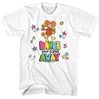 Thumbnail for FRAGGLE ROCK-FRAGGLE ROCK COLOR DANCE-WHITE ADULT S/S TSHIRT